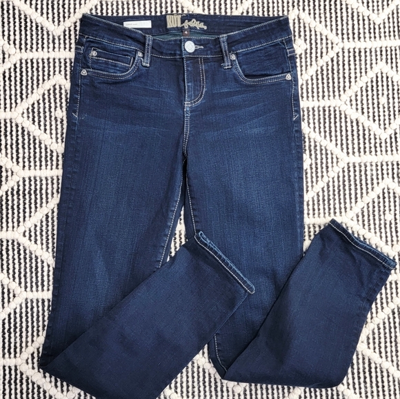 Kut from the Kloth Dianna Skinny Stretch Dark Wash Jeans Size 4 - Picture 11 of 14